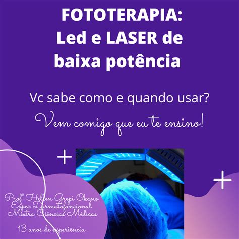 Fototerapia Led E Laser De Baixa Pot Ncia