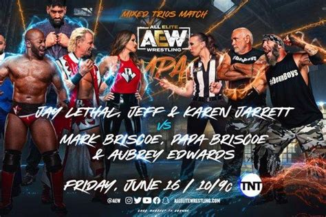 Aubrey Edwards Papa Briscoe And Karen Jarrett Will Make Aew In Ring