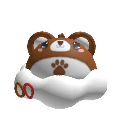 Cute Brown Kawaii Bear Hat Roblox Item Rolimon S