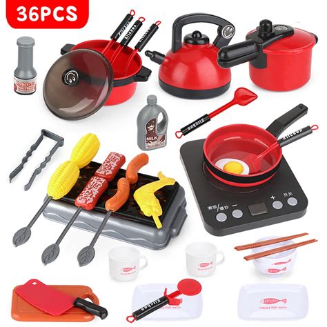 Kid Children Kitchen Utensil Accessories Cooking Role Play Toy Cookware