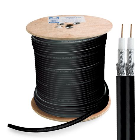 Spacecom Ohm Low Loss Rg U Siamese Ccs Coax Cable M Crg Ub D