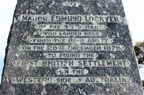 Major Edmund Lockyer Monument Australia