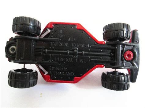 Vintage Hot Wheels Car Red Roll Cage Mattel Inc Made Etsy