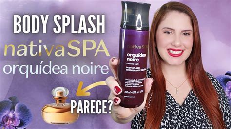 Body Splash Orqu Dea Noire Lan Amento Nativa Spa Orqu Dea Noire