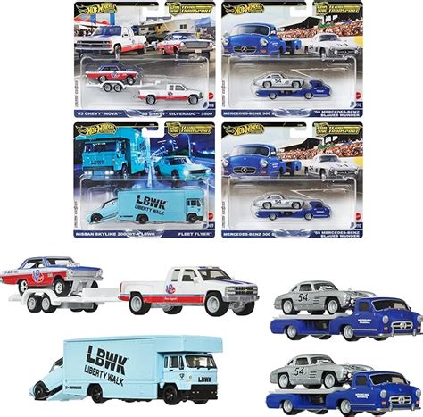 Amazon ホットウィール Hot Wheels チームトランスポート アソート 台組 セット入り BOX販売 乗り物おもちゃ ミニカー 歳から C FLF