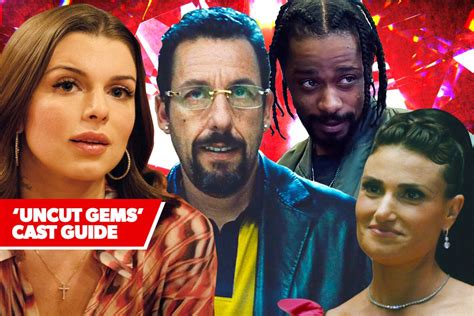 Uncut Gems Cast On Netflix Julia Fox Adam Sandler And Idina Menzel