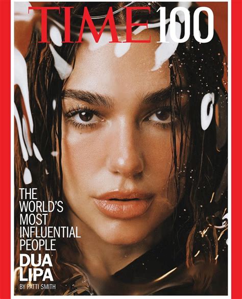 Dua Lipa Fue Escogida Entre Las 100 Personas Más Influyentes Del Mundo