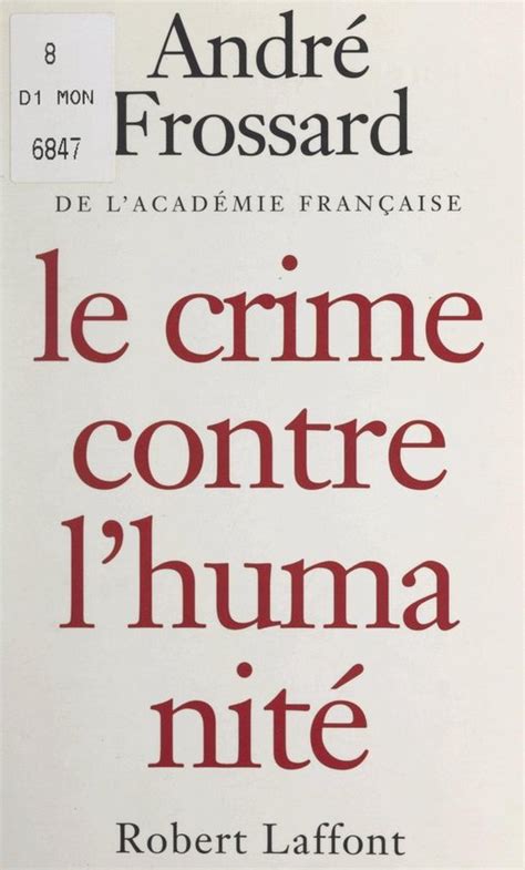 Le crime contre l humanité ebook André Frossard 9782221226988