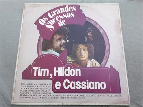 Lp Disco Vinil Tim Maia Hildon E Cassiano Grandes Sucessos MercadoLivre