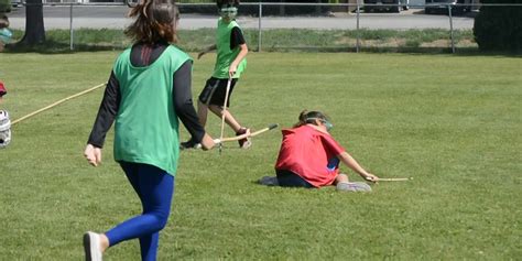 VIDEO: Students play indigenous game 'double ball' - TimesChronicle.ca