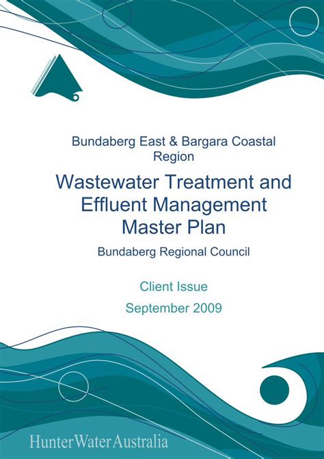 PDF Wastewater Treatment And Effluent Management Master Plan WWTP