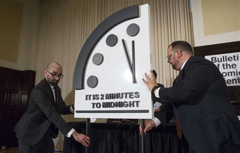 L horloge de l apocalypse maintenue à 100 secondes de la fin du monde