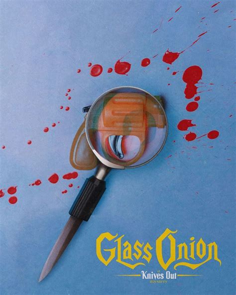 Glass Onion: A Knives Out Mystery | Poster By DjANOIDgfx