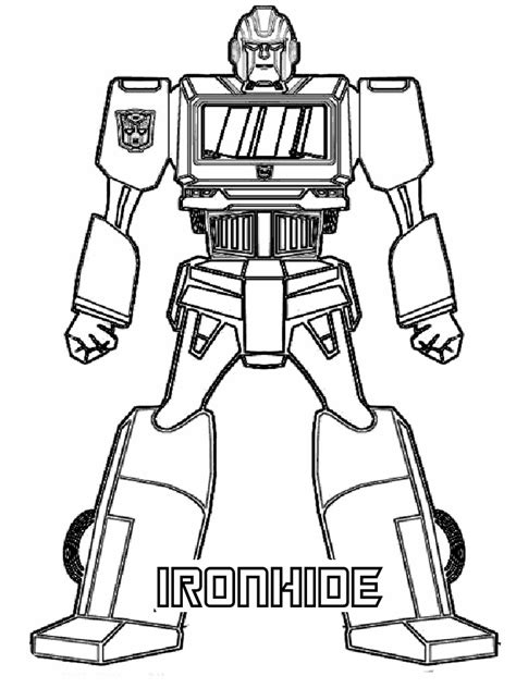 Free Printable Transformers Coloring Pages For Kids