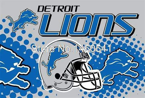 Buy Detroit Lions New Wordmark Flag 3ft X 5ft