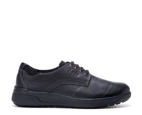 Blucher Cordones Piel Negro Hrs