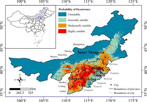 Frontiers Modeling Of The Potential Geographical Distribution Of