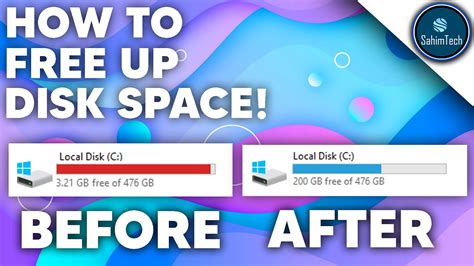 How To Free Up Disk Space On Windows Youtube