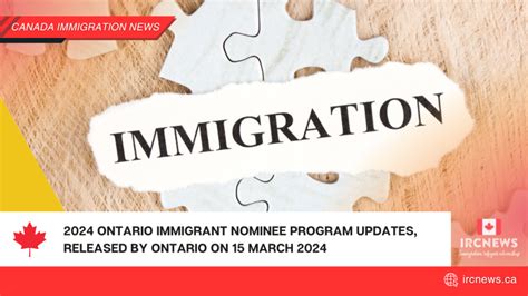 Ontario Immigrant Nominee Program Updates Released By Ontario On