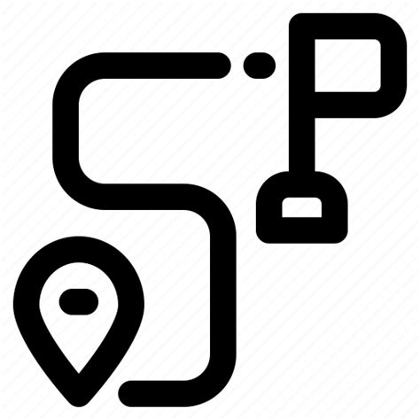 Route Map Direction Journey Road Icon Download On Iconfinder