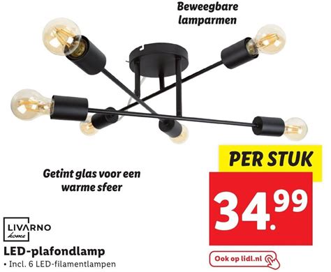 Livarno Home Led Plafondlamp Aanbieding Bij Lidl