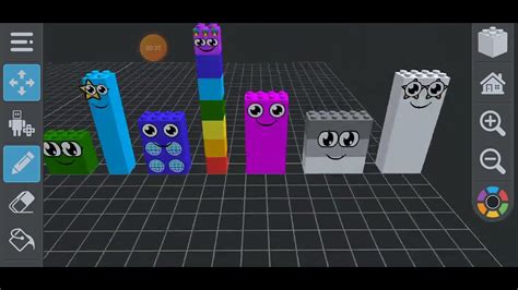 Numberblocks Draw Bricks