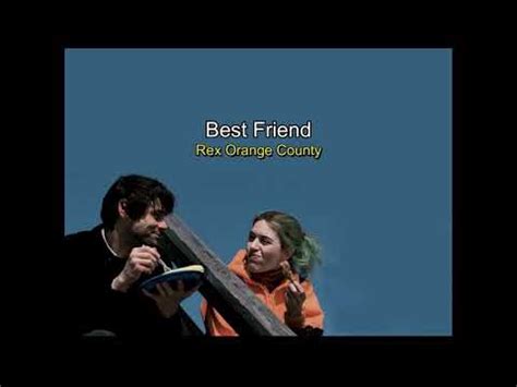 Best Friend Rex Orange County lyrics letra español inglés YouTube