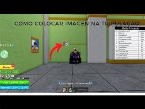 Como Colocar Imagem Na Tripula Ao Pelo Pc Atualizado Blox Fruits