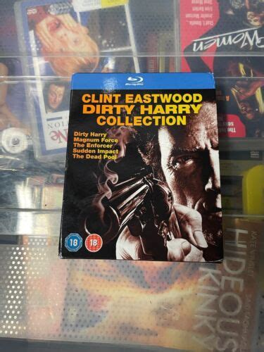 Dirty Harry Collection Clint Eastwood Box Set New Blu Ray Regb Magnum