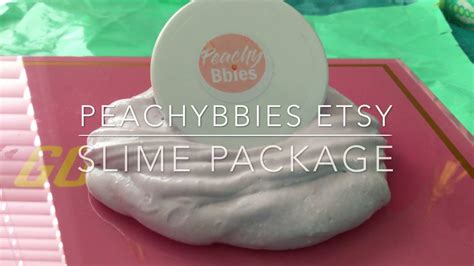 🍑 Peachybbies Andreaxandrea Etsy Slime Package Youtube