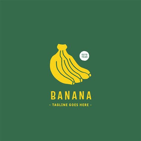 Bananen Logo Design Vorlage Abzeichen Und Design Elemente F R Alles