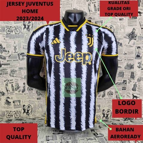 Jual JERSEY BOLA JUVENTUS HOME 2023 2024 GRADE ORI TOP QUALITY Shopee