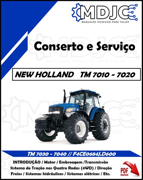 Manual De Taller Reparaci N Y Servicio New Holland Tm