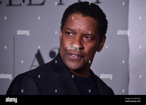 Denzel Washington Arrives At The Premiere Of The Tragedy Of Macbeth