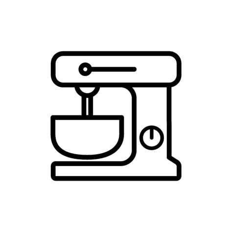 Electric Mixer Icon Vector Template 34530692 Vector Art At Vecteezy