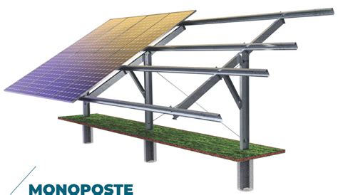 Componentes fotovoltáicos e estrutura de solo Isoeste Metálica