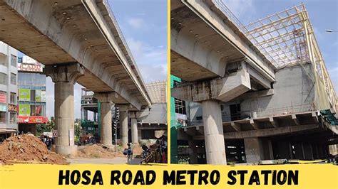 Hosa Road Metro Station Yellow Line Namma Metro Bengaluru YouTube