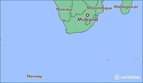 Where is Midrand, South Africa? / Midrand, Gauteng Map - WorldAtlas.com