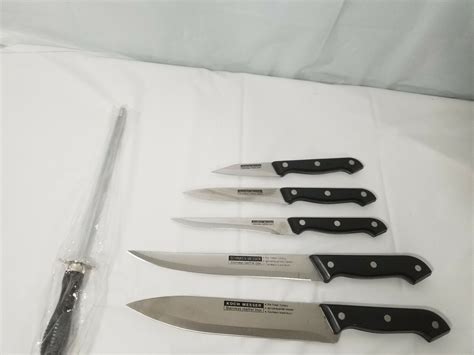 Koch Messer Stainless Rostfrei Inox 5 Piece Kitchen Knife Set And Sharpening Steel Ebay