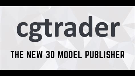 How To Upload A Model To Cgtrader Youtube