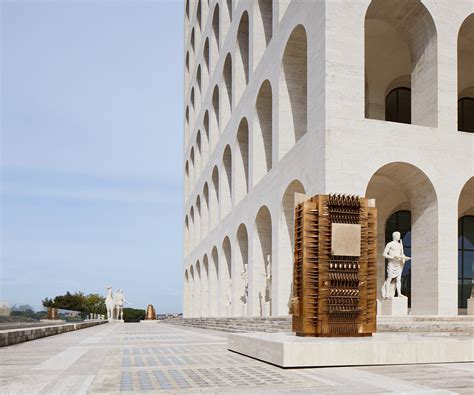 Fendi Unveils Arnaldo Pomodoro Exhibition In Rome