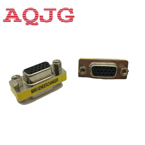 New Female To Female Vga Hd Pin Gender Changer Convertor Adapter Aqjg