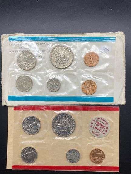 1971 U S Mint Uncirculated Coin Set Sherwood Auctions