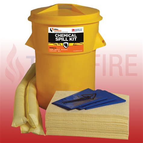 Spill Defence L Spill Kit In Circular Bin Industrial Spill Control