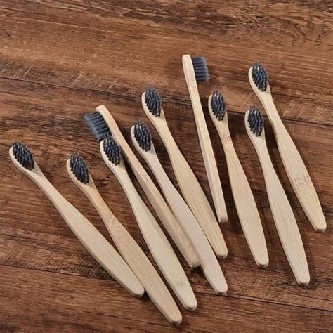 Brosse à dents écologique en bambou pour enfants poils souples