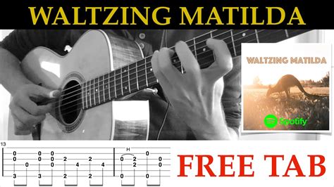 Waltzing Matilda Fingerstyle Guitar Tab Cover Youtube