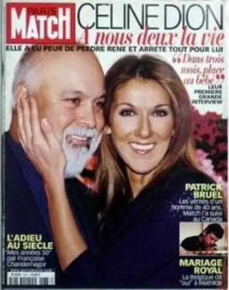 Paris Match N C Line Dion Et Ren Angelil Grace Kelly