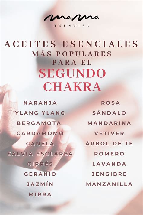 Segundo chakra y aceites esenciales Cómo equilibrar el chakra sacral