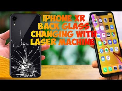 IPHONE XR BACK GLASS CUTTING WITH LASER MACHINE ഐ ഫണനറ ബകക