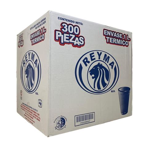 Vasos Desechables Térmicos Reyma De 32oz 1000ml 300 Piezas Nacional